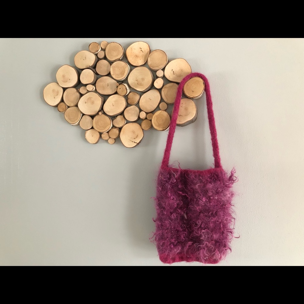 Locally made Mohair and Wool Tote - Small